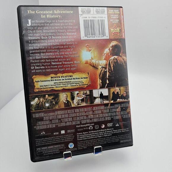National Treasure 2: Book of Secrets (DVD, 2007) - Picture 2 of 3